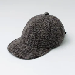 HIGHER / Harris Tweed Herringbone Cap HT24035