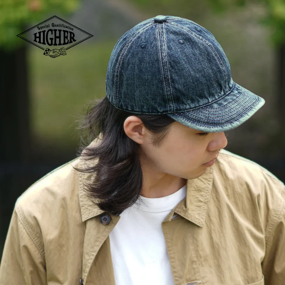 HIGHER / Selvage denim cap
