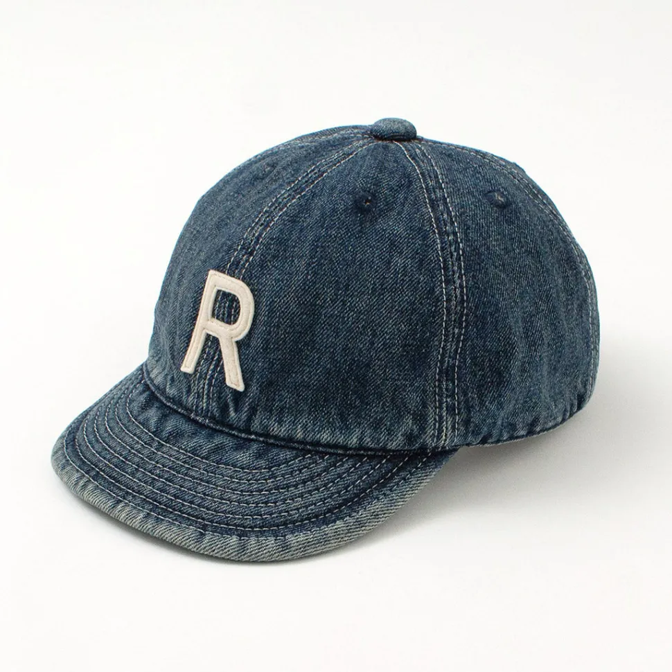 HIGHER / Selvage denim cap with initials badge