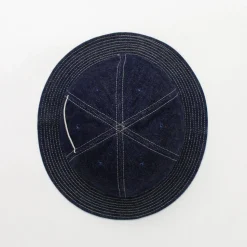HIGHER / Selvage Denim Panel 6 Hat - Onewashed