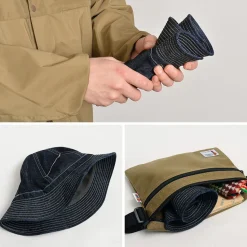 HIGHER / Selvage Denim Panel 6 Hat - Onewashed