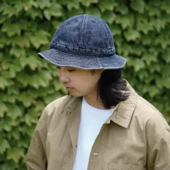 HIGHER / Selvage Denim Panel 6 Hat - Used finish