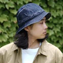 HIGHER / Selvage Denim Panel 6 Hat - Used finish