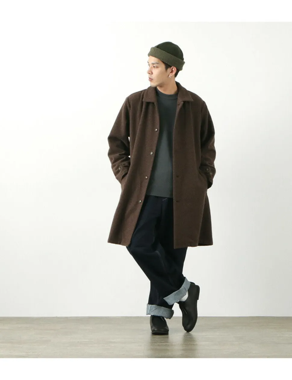 HIGHER / Vintage Wool Flannel Beanie