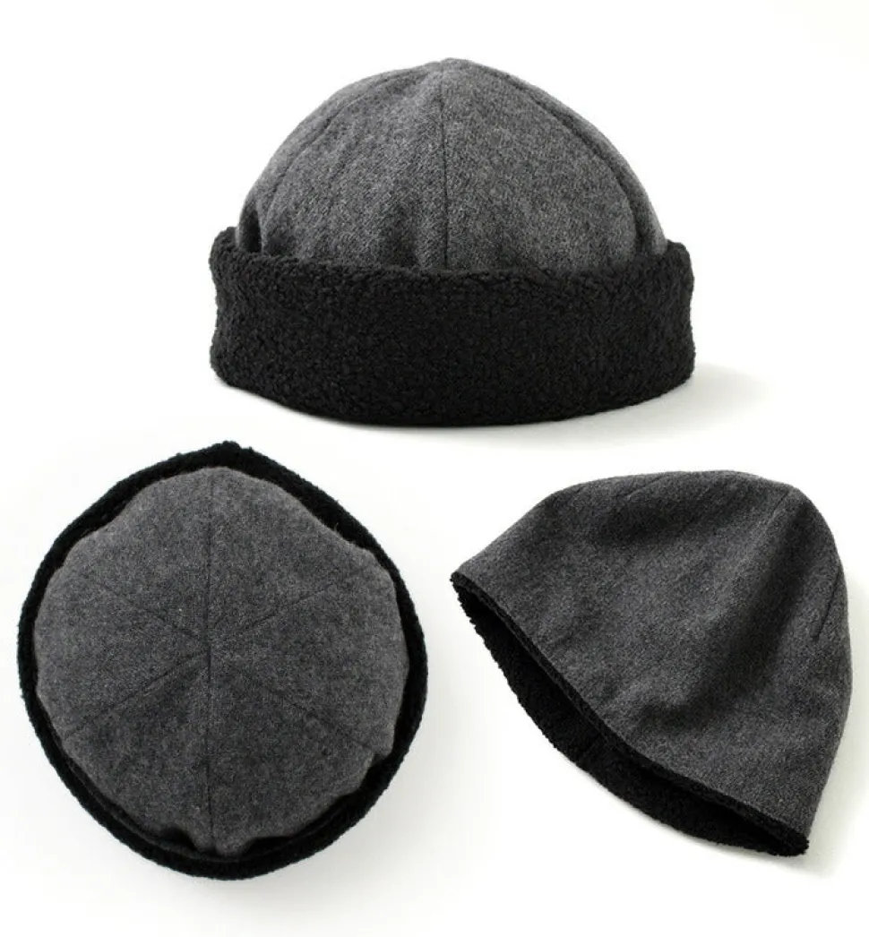 HIGHER / Vintage Wool Flannel Beanie