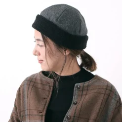 HIGHER / Vintage Wool Flannel Beanie