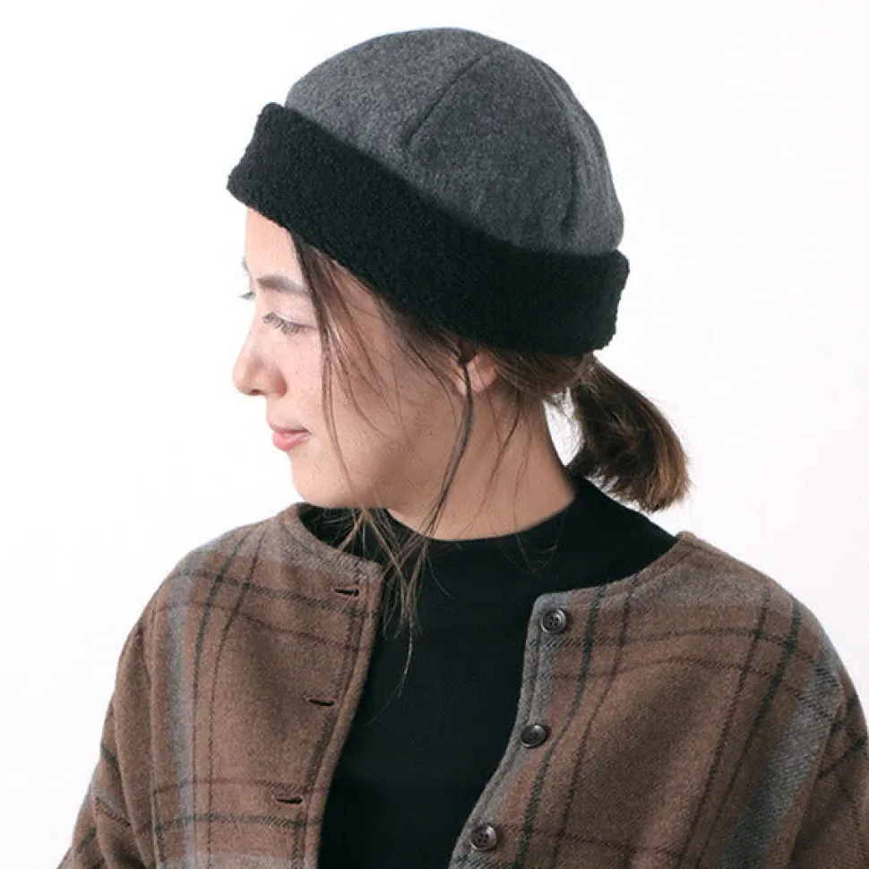 HIGHER / Vintage Wool Flannel Beanie