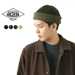 HIGHER / Vintage Wool Flannel Beanie