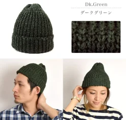 HIGHLAND 2000 / Cotton Linen Short Knitsted Cap