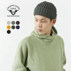 HIGHLAND 2000 / Very Short Merino Wool Knit Cap