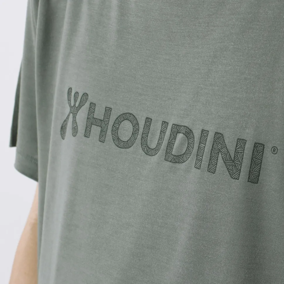 HOUDINI / Tree Tee Drawing logo /wood pulp T-shirt