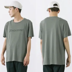 HOUDINI / Tree Tee Drawing logo /wood pulp T-shirt