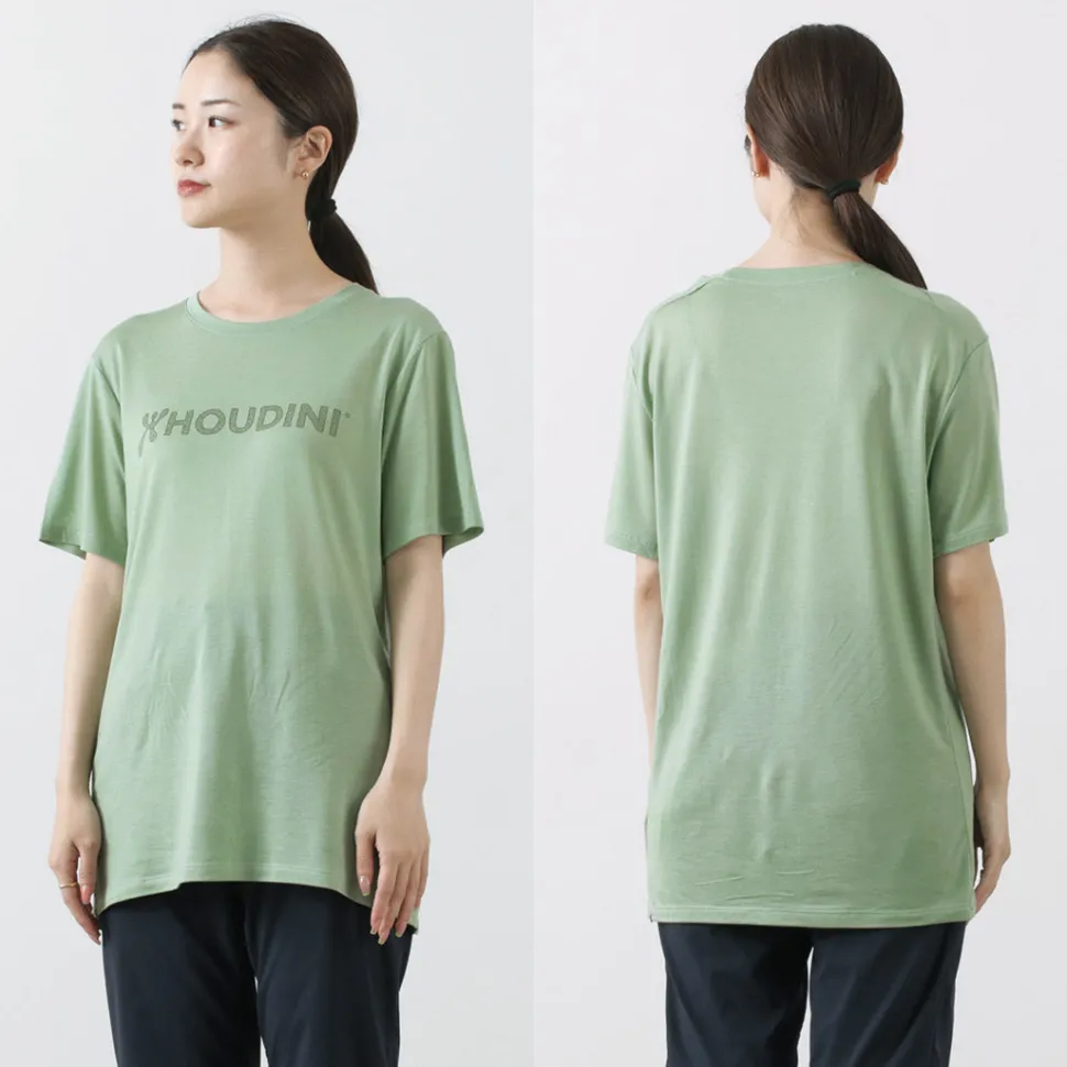 HOUDINI / Tree Tee Drawing logo /wood pulp T-shirt
