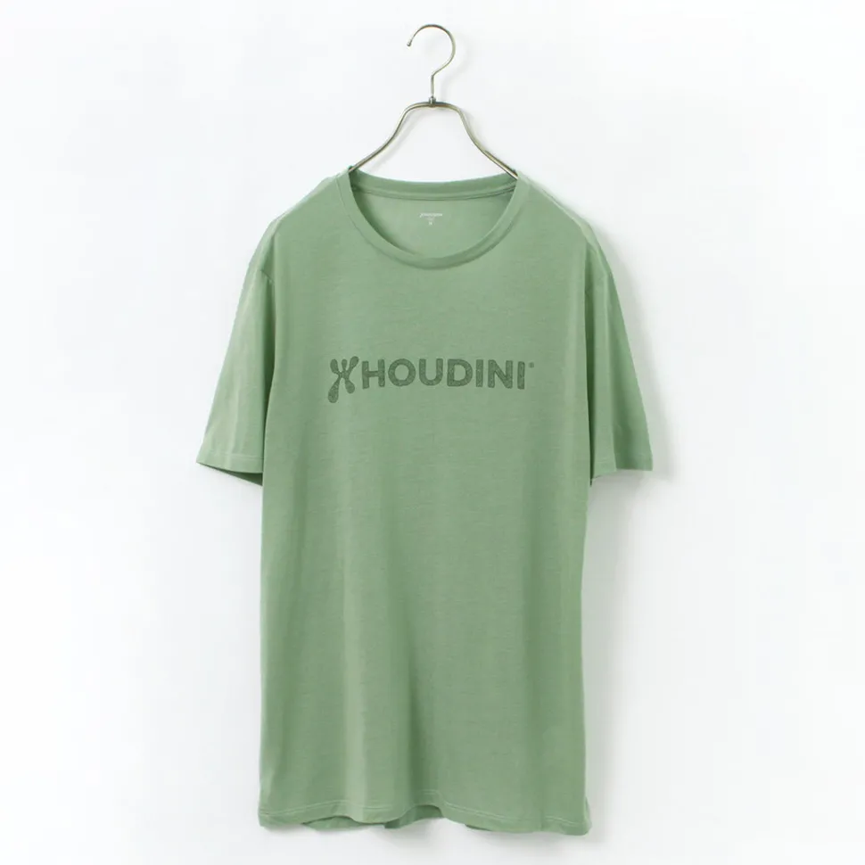HOUDINI / Tree Tee Drawing logo /wood pulp T-shirt