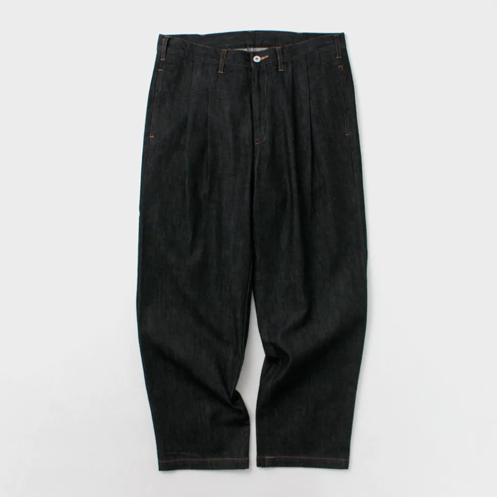 ILL ONE EIGHTY / Denim 2-tuck pants