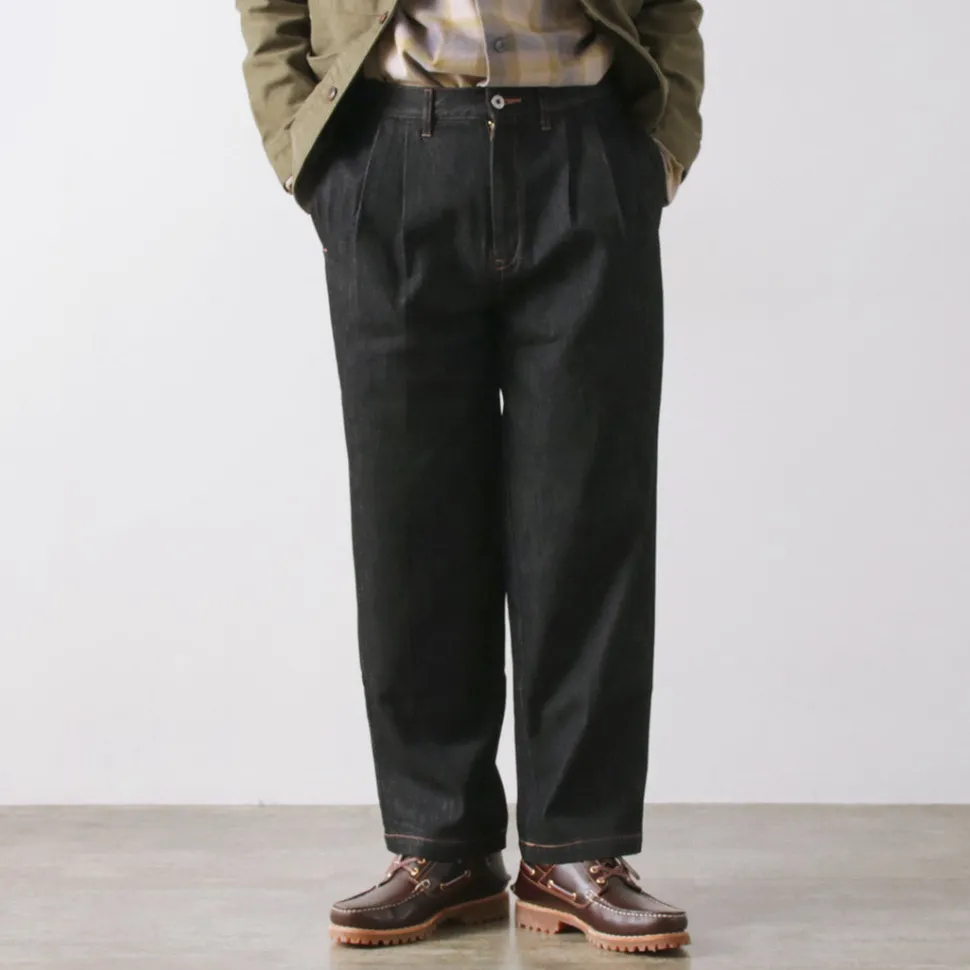 ILL ONE EIGHTY / Denim 2-tuck pants