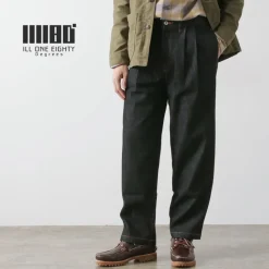 ILL ONE EIGHTY / Denim 2-tuck pants