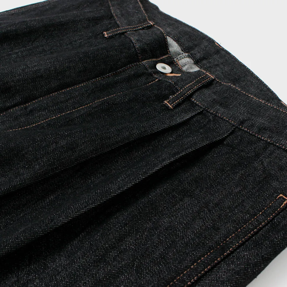 ILL ONE EIGHTY / Denim 2-tuck pants