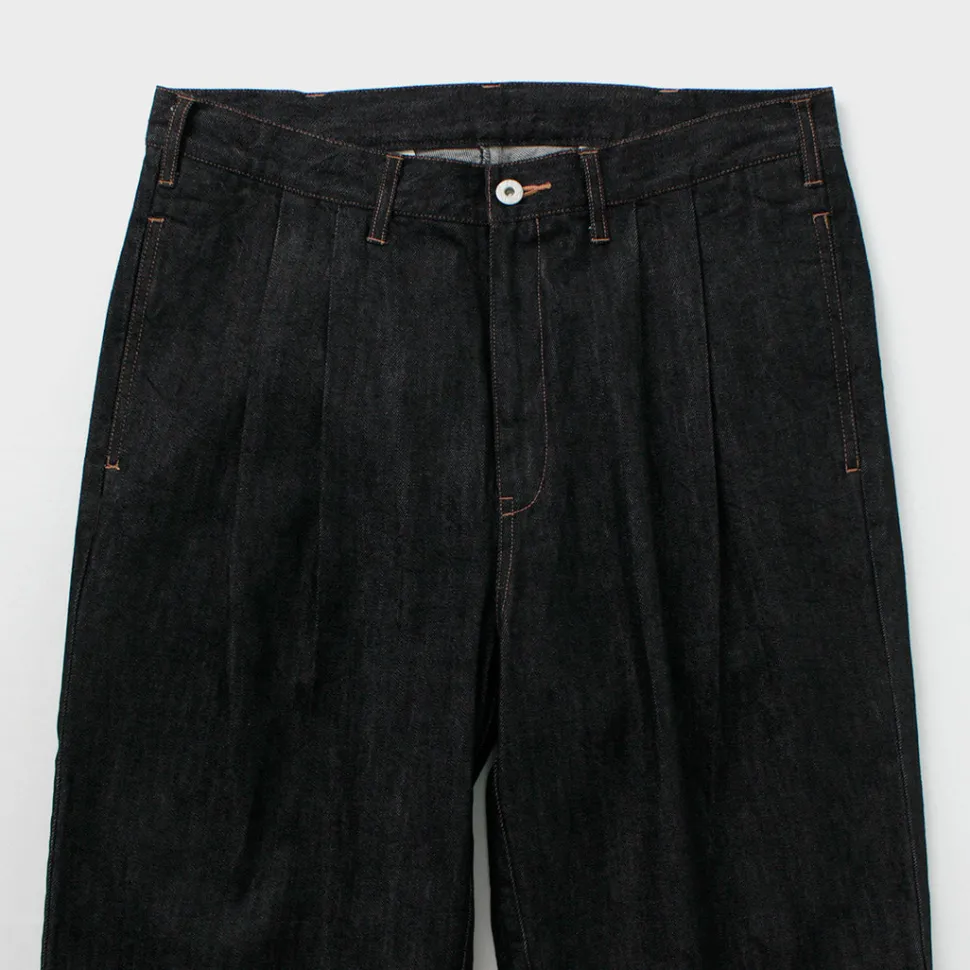 ILL ONE EIGHTY / Denim 2-tuck pants