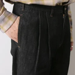 ILL ONE EIGHTY / Denim 2-tuck pants