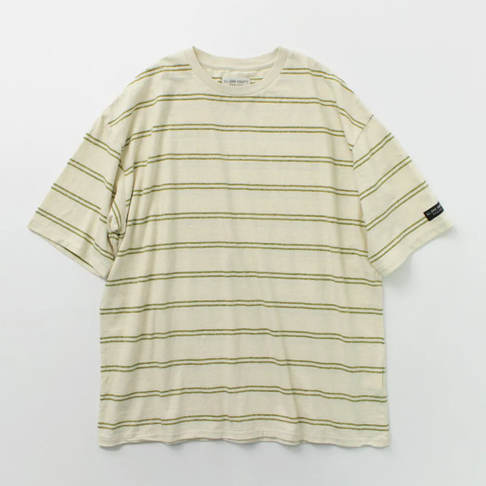 ILL ONE EIGHTY / Retro stripe T-shirt