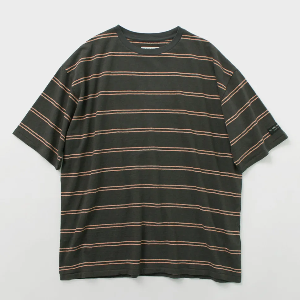 ILL ONE EIGHTY / Retro stripe T-shirt