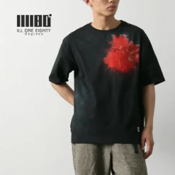 ILL ONE EIGHTY / Tie Dye Heart Pocket Short Sleeve T-Shirt
