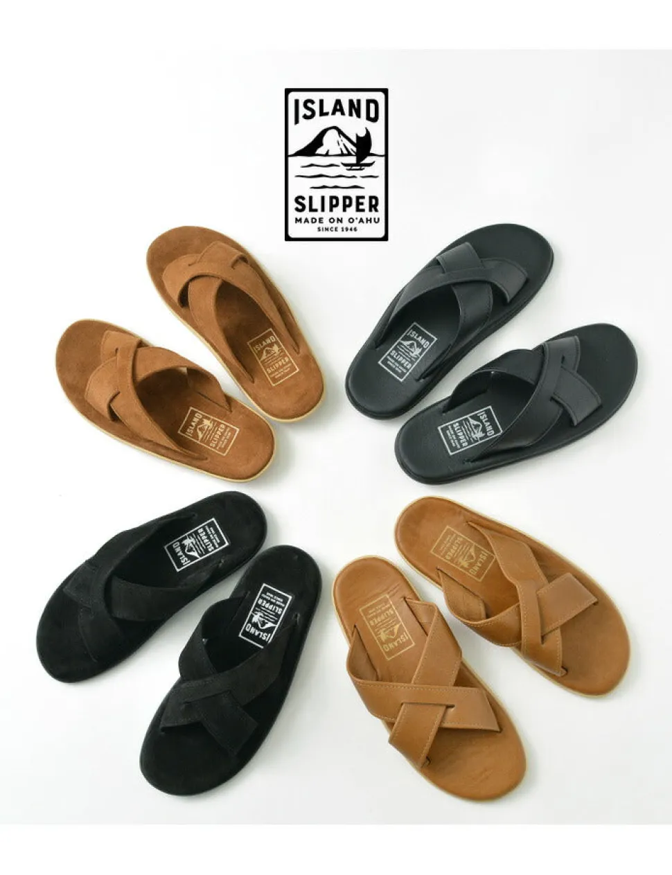 ISLAND SLIPPER / Cross Strap Sandal