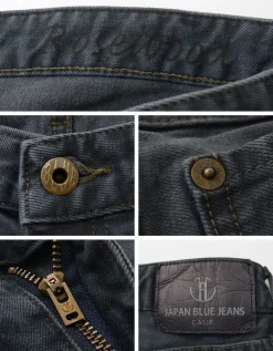 JAPAN BLUE JEANS / Calif Tapered Overdyed Black Rosewood