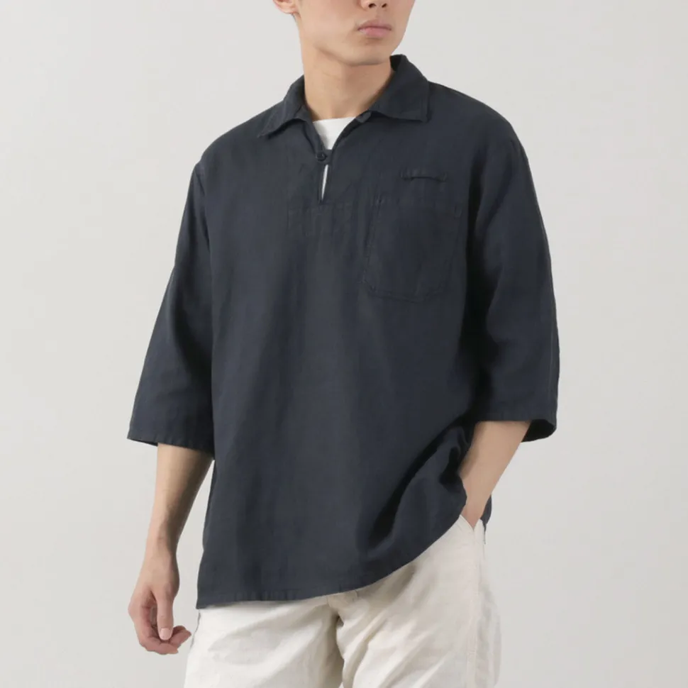 JAPAN BLUE JEANS / CODE:SILVER Military Pullover Shirt