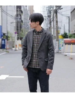 JAPAN BLUE JEANS / Full flannel serge tailored jacket