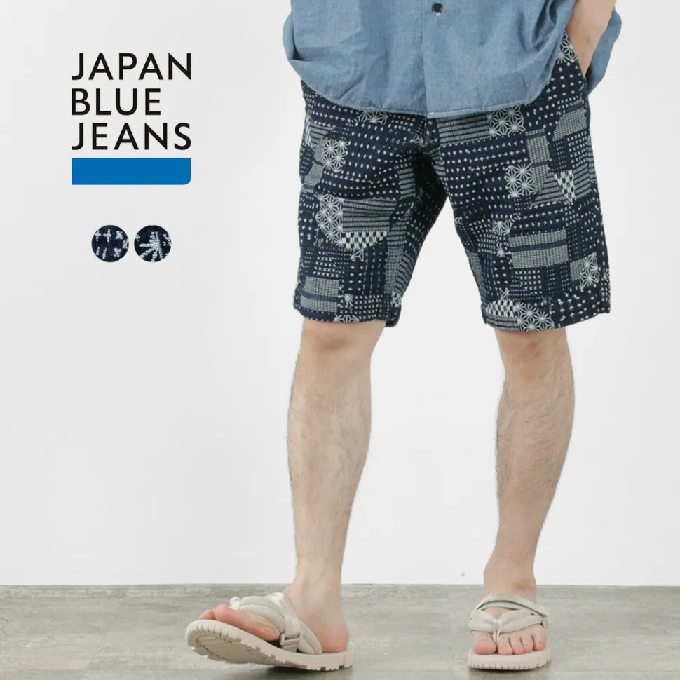 JAPAN BLUE JEANS / Indigo quilted coat Style Sweatshirt Shorts