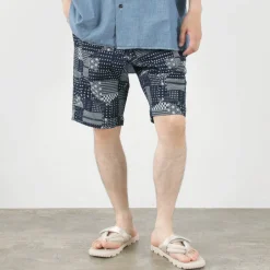 JAPAN BLUE JEANS / Indigo quilted coat Style Sweatshirt Shorts