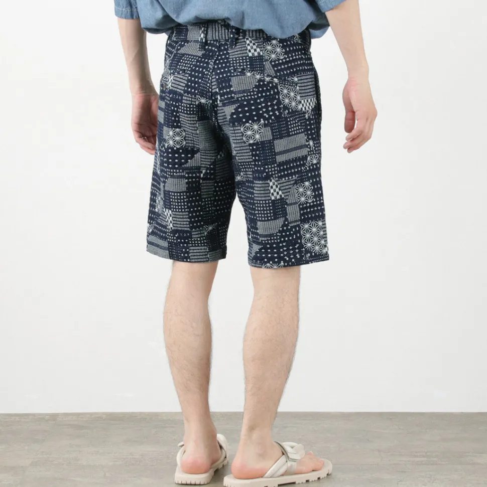 JAPAN BLUE JEANS / Indigo quilted coat Style Sweatshirt Shorts