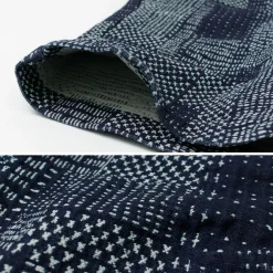 JAPAN BLUE JEANS / Indigo quilted coat Style Sweatshirt Shorts