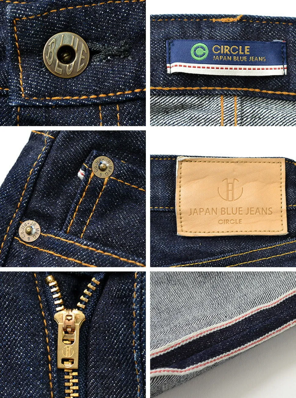 JAPAN BLUE JEANS / J201 CIRCLE 14.8oz TAPERED
