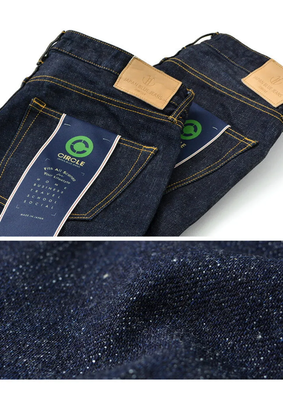 JAPAN BLUE JEANS / J201 CIRCLE 14.8oz TAPERED