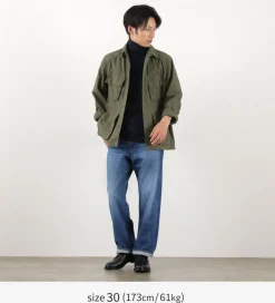 JAPAN BLUE JEANS / J504 Circle Loose 12.5oz African Cotton Selvic Used Wash