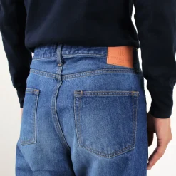 JAPAN BLUE JEANS / J504 Circle Loose 12.5oz African Cotton Selvic Used Wash