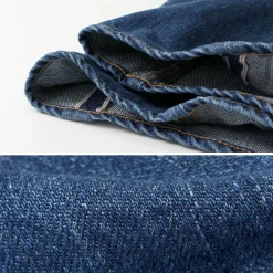 JAPAN BLUE JEANS / J504 Circle Loose 12.5oz African Cotton Selvic Used Wash