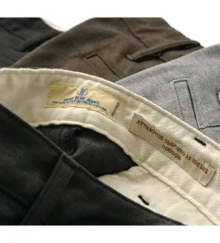 JAPAN BLUE JEANS / Officer Tapered Full Flanser Trousers