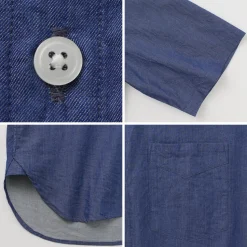 JAPAN BLUE JEANS / 3oz denim short sleeve shirt