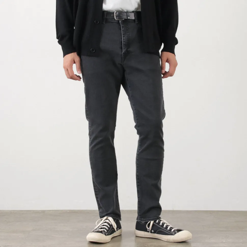 JAPAN BLUE JEANS / 12oz Hyper Stretch Slim Tapered Denim Faded Black