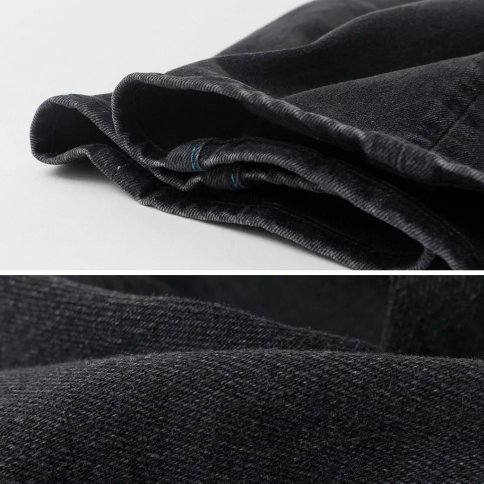 JAPAN BLUE JEANS / 12oz Hyper Stretch Slim Tapered Denim Faded Black