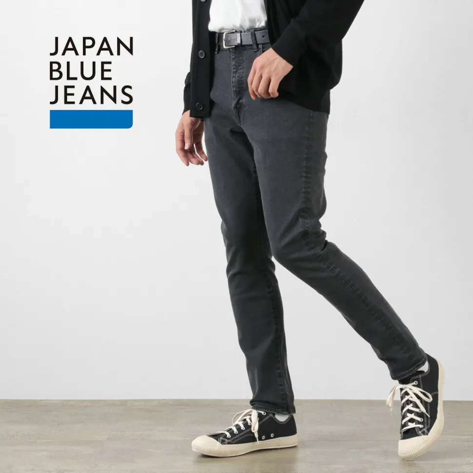 JAPAN BLUE JEANS / 12oz Hyper Stretch Slim Tapered Denim Faded Black