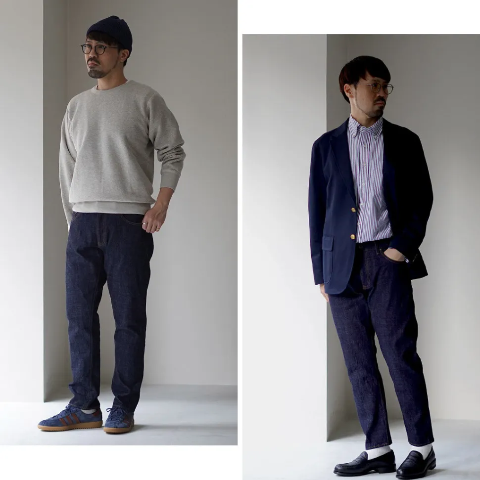 JAPAN BLUE JEANS / 16oz Monster Denim Semi-Wide Tapered 5P