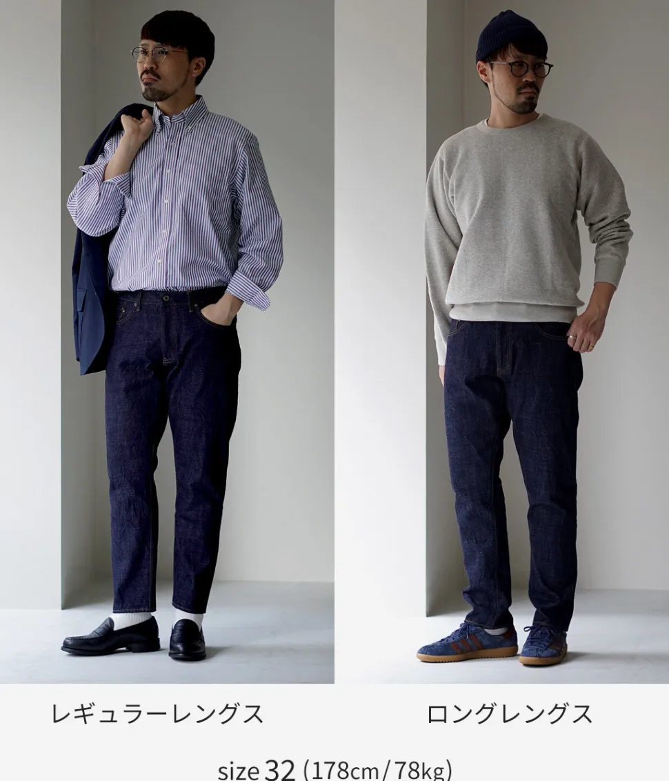 JAPAN BLUE JEANS / 16oz Monster Denim Semi-Wide Tapered 5P