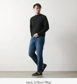 JAPAN BLUE JEANS / 12oz Stretch Center Crease 5P Denim Used Processing