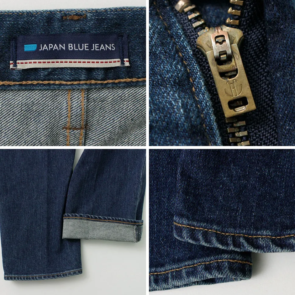 JAPAN BLUE JEANS / 12oz Stretch Center Crease 5P Denim Used Processing
