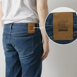 JAPAN BLUE JEANS / 12oz Stretch Center Crease 5P Denim Used Processing